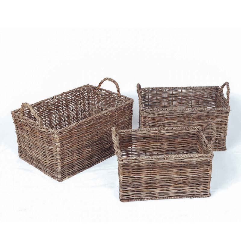 Cesta de armazenamento artesanal